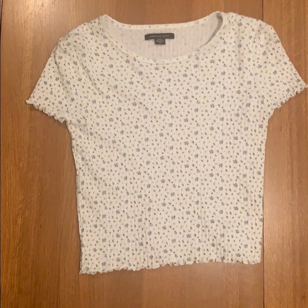Baby lettuce American eagle tee